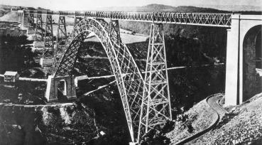 Overview of the garabit viaduct