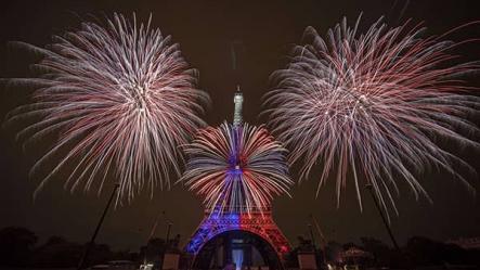Fireworks display on July 14 2021