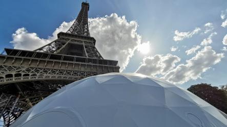Dôme exposition 130 ans de la tour Eiffel