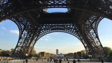 Eiffel Tower's esplanade