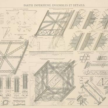 Gustave Eiffel's 9th blueprint