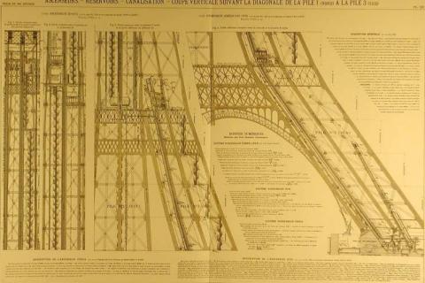 Gustave Eiffel's 2nd blueprint