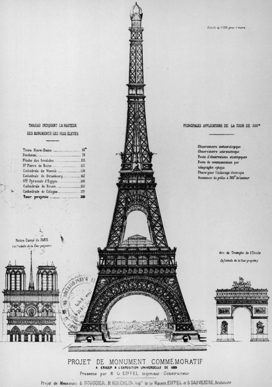 Sketch of the 1000-foot Tower