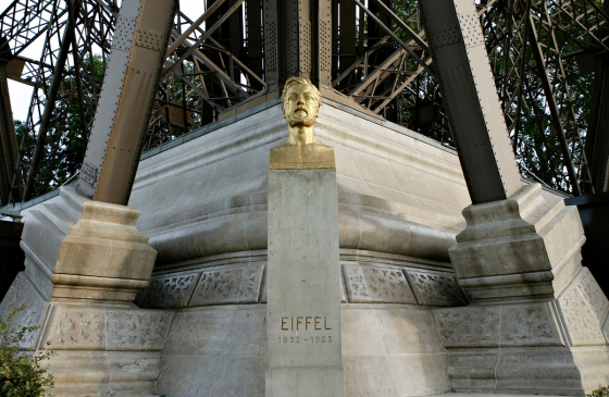 Gustave Eiffel esculpido por Bourdelle